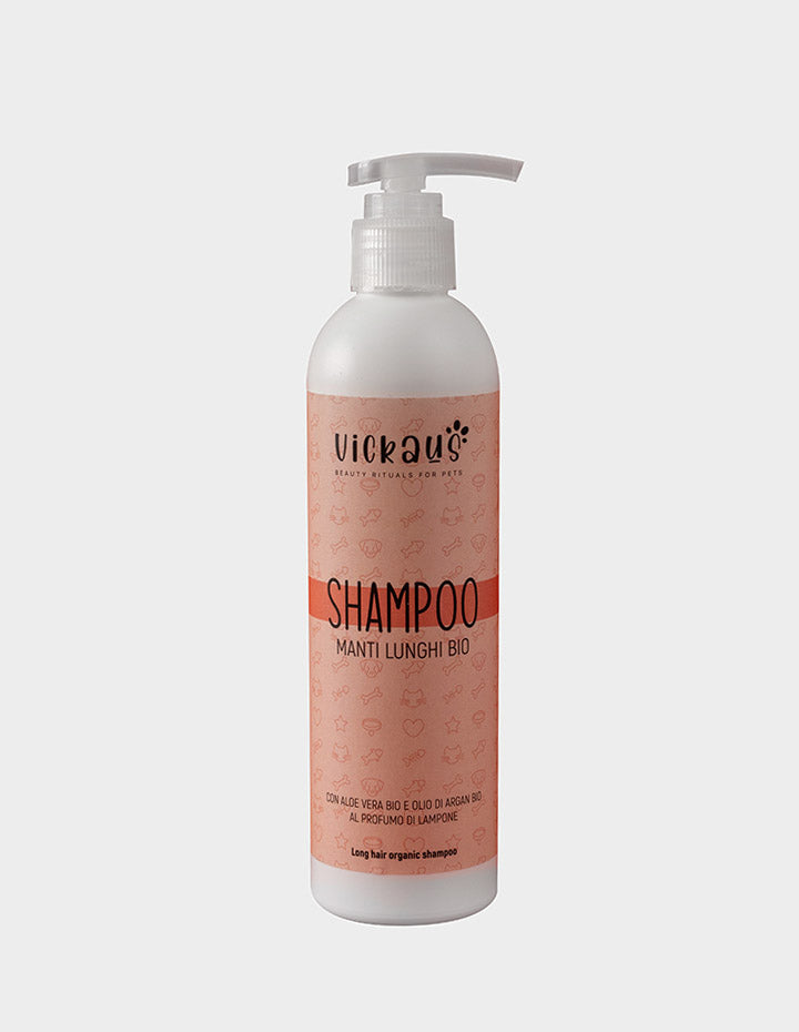 Shampoo manti lunghi Bio al lampone